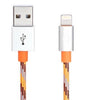 1M Apple Certified Nylon Braided Lightning Cable for iPhone iPod iPad - 3.28 ft. - Orange, Chargers & Sync Cables, PC - TiGuyCo Plus