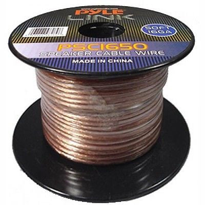 Pyle Link 50 ft. 16AWG Speaker Wire - 2 Conductor - PSC1650, Video Cables & Interconnects, Pyle - TiGuyCo Plus