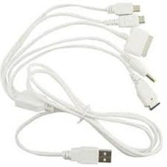 5-in-1 Universal USB Power & Data Link Cables for PSP / GBA iPod/iPhone 4 / DS L