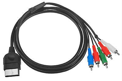 !     A     !    Xbox Component RCA Audio Video Cable - Black - 1st Generation Console, Cables & Adapters, Unbranded/Generic - TiGuyCo Plus