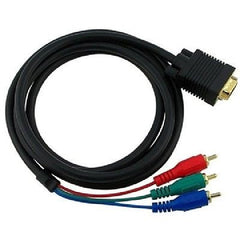 6 ft. Premium VGA/SVGA Male to 3-RCA Component Video Male Cable