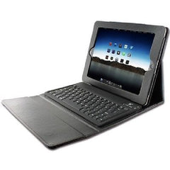Bluetooth Keyboard with Leather Case for iPad 2-3-4 & Tablets