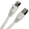 75 ft. White CAT6a Shielded (10 GIG) STP Network Cable w/ Metal Connectors, Ethernet Cables (RJ-45, 8P8C), TechCraft - TiGuyCo Plus