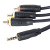 6 ft. Dynex Mini-to-RCA Stereo Audio/Video Cable, Cables & Adapters, Dynex - TiGuyCo Plus