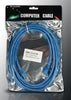 20 ft. Blue High Quality Cat 6 550MHz UTP RJ45 Ethernet Bare Copper Network, Ethernet Cables (RJ-45, 8P8C), Amazetec - TiGuyCo Plus
