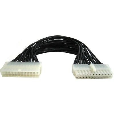 TechCraft 6" ATX 2.0 24 Pin Power Supply Extension Cable, Power Cables & Connectors, TechCraft - TiGuyCo Plus