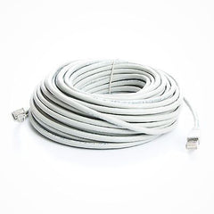 75 ft. White CAT6a Shielded (10 GIG) STP Network Cable w/ Metal Connectors