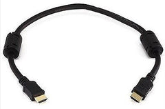 1.5 ft. HDMI High Speed Cable with Ethernet & Ferrite Cores - Black