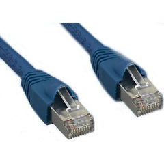 150 ft. CAT6a Shielded (10 GIG) STP Network Cable w/ Metal Connectors - Blue