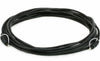 25 ft. Optical Toslink 5.0mm OD Audio Cable - Black