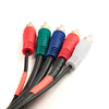 6 ft. 5-RCA Component Video/Audio Coaxial Cable (RG-59 U) - Black, Audio/Video Cables, TechCraft - TiGuyCo Plus