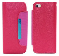 *** $ave 50% *** AOKO Wallet Case - iPhone 5-5S - Pink