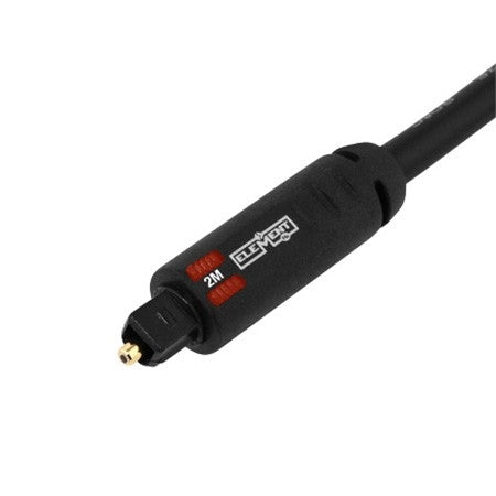Element-Hz Digital-Audio Fiber Optic/Toslink Cable 2 Meter (6.56ft) - ELE13002M, Audio Cables & Interconnects, Element-Hz - TiGuyCo Plus