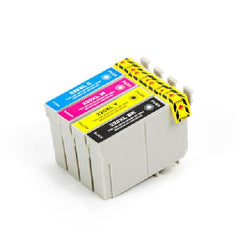 Compatible with Epson T220XL Combo BK/C/M/Y - PREMIUM ink Compatible Ink Cartridges - High Yield - 4 Cartridges - Value Pack