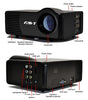 FAVI RioHD-LED-3 LCD Projector - 576p - HDTV - 4-3 - LED - 50 W - 20000 Hour - 800 x 600 - SVGA - 1,000-1 - HDMI - USB - VGA In - 60 W - Black, Projectors, Favi - TiGuyCo Plus