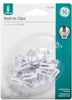 General Electric Nail-In Clips - 20-PK - White - 76168