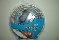 Z-TEK USB 2.0 A Male to A Female Extension Cable - 5M (16 feet) - A must for far away peripherals!