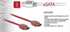 BlueDiamond Premium Retail External Serial ATA (eSATA) 300 Data Cable - 1m/39in, Drive Cables & Adapters, BlueDiamond - TiGuyCo Plus