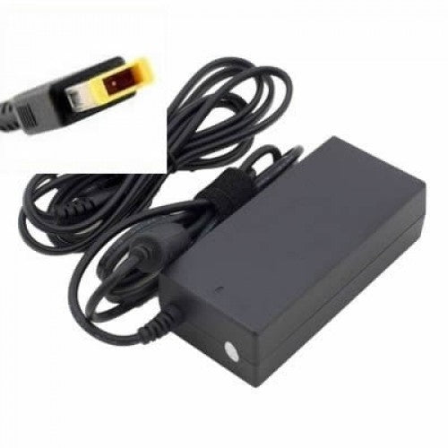 For Lenovo 20V - 3.25A - 65W Slim Rectangle Squared Tip Replacement Laptop AC Power Adapter