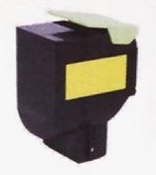 Compatible with Lexmark 80C1HY0 Yellow Rem, ECOtone Toner Cartridge - 3K