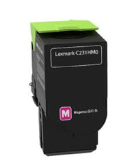 Compatible with Lexmark C231HM0 Magenta ECOtone Rem. Toner Cartridge - High Yield - 2.3K