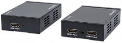 Manhattan HDMI over Ethernet Extender Kit - HDMI Signal Extender (1080p up to 50 m / 164 ft.), single Cat6 Cable - 207393
