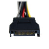 StarTech 6in SATA Power Y Splitter Cable Adapter - Male / Female - PYO2SATA