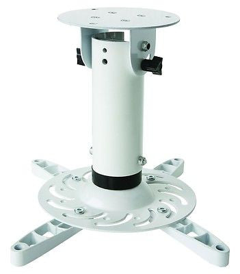TC Projector Ceiling Mount - 15kg - Tilt -+20 degrees - Swivel 360 degrees (Silver), Projector Mounts & Stands, TC - TiGuyCo Plus