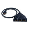 TECHly 3 Port HDMI Bidirectional Switch - Black, HDMI Switches, TECHly - TiGuyCo Plus