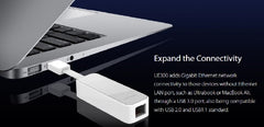 TP-LINK USB 3.0 to Gigabit Ethernet Network Adapter - White - UE300
