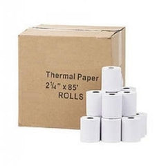 Thermal Paper Rolls, 2-1/4" x 85' - Per Roll - 10+ Rolls or 50+ Rolls - White