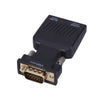 !     A     !    VGA Male to HDMI Female Video and Audio Converter - 1080P - Stereo Audio - USB Powered - Black, Converter, TGCP - TiGuyCo Plus