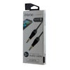 iHome 5 ft. Double Injected Nylon Audio Cable with Enhanced Strain Relief - 3.5mm Male-Male - Black, Audio Cables & Adapters, iHome - TiGuyCo Plus