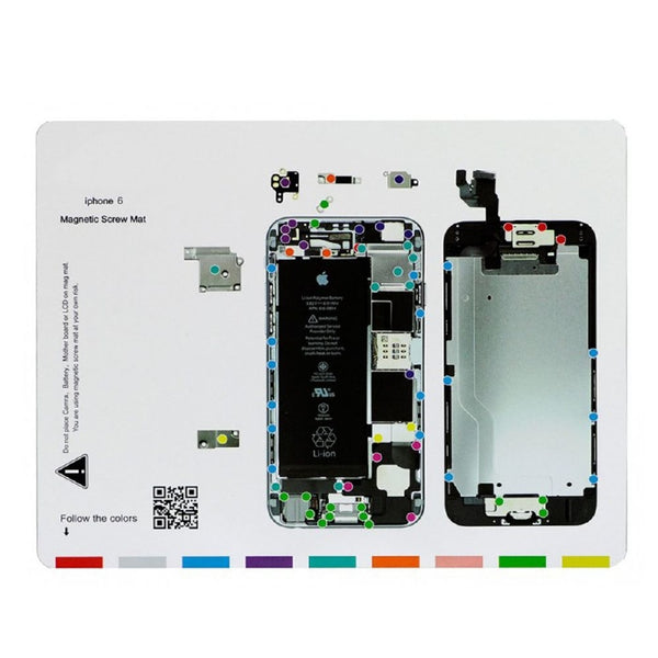iPhone 6 Magnetic Screw Mat - White