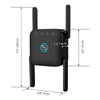 1200Mbps WiFi Repeater, WiFi Extenders Signal Booster, 2.4G/5G Dual Band