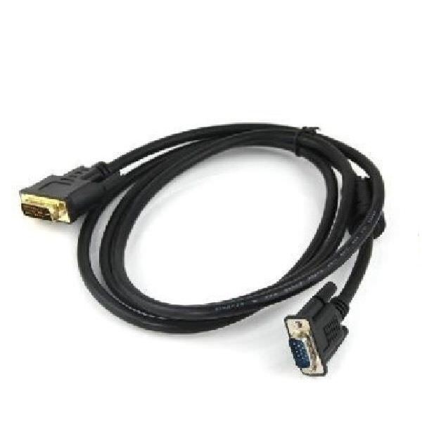 6 ft. - -  DVI 24+5 Male to VGA Male Analog Cable