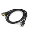 6 ft. - -  DVI 24+5 Male to VGA Male Analog Cable