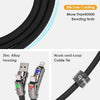 3.3 ft. - 4-in-1 USB + Type-C to Type-C + Lightning Silicone Charging Cable