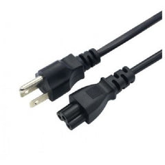6 ft. - 3 Prong AC Power Cord Cable for Laptop/Notebook (C-5/5-15P) - Black
