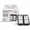 Compatible with Canon PG275XL Black / CL276XL Color ECOink Remanufactured Value Pack Ink Cartridges - 2 Cartridges