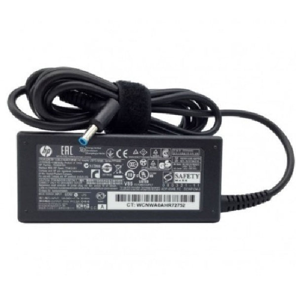 For HP 19.5V - 3.33A - 65W - 4.5 x 3.0mm Blue Tip - USED Original Laptop Replacement AC Power Adapter - Black