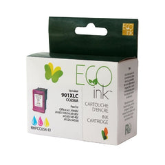 Compatible with HP 901XL Tri-Color (CC656A) ECOink Remanufactured Ink Cartridge
