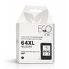 ECOink - NON-OEM HP No. 64XL (N9J92AN) Black Remanufactured Ink Cartridge