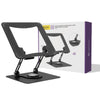 IntekView Steel Laptop Holder with a 360° Rotating Base - Black - LR150