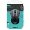 Logitech M325s Wireless Mouse - 2 Buttons 1 Speed Wheel - USB RF Wireless Optical - 1000 dpi - Graphite