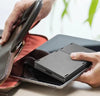 Mini clavier Bluetooth pliable portable - Clavier sans fil avec pavé numérique pour systèmes iOS, Android et Windows - Noir