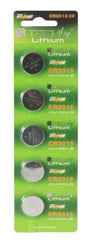Techly 3V Lithium CR2016 Button Batteries - 5 Pack