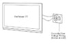 1-Gang Recessed Low Voltage Cable Plate with Recessed Power - White, Wallplates, Data Comm - TiGuyCo Plus