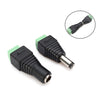 1-Pair - 1x Male + 1x Female 2.1 x 5.5mm 12VDC Plug Power Jack Connector, Power Cables & Connectors, Various - TiGuyCo Plus