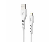 1.0M Havit H66 USB to 8-Pin 2.0A Data & Charging Cable - White